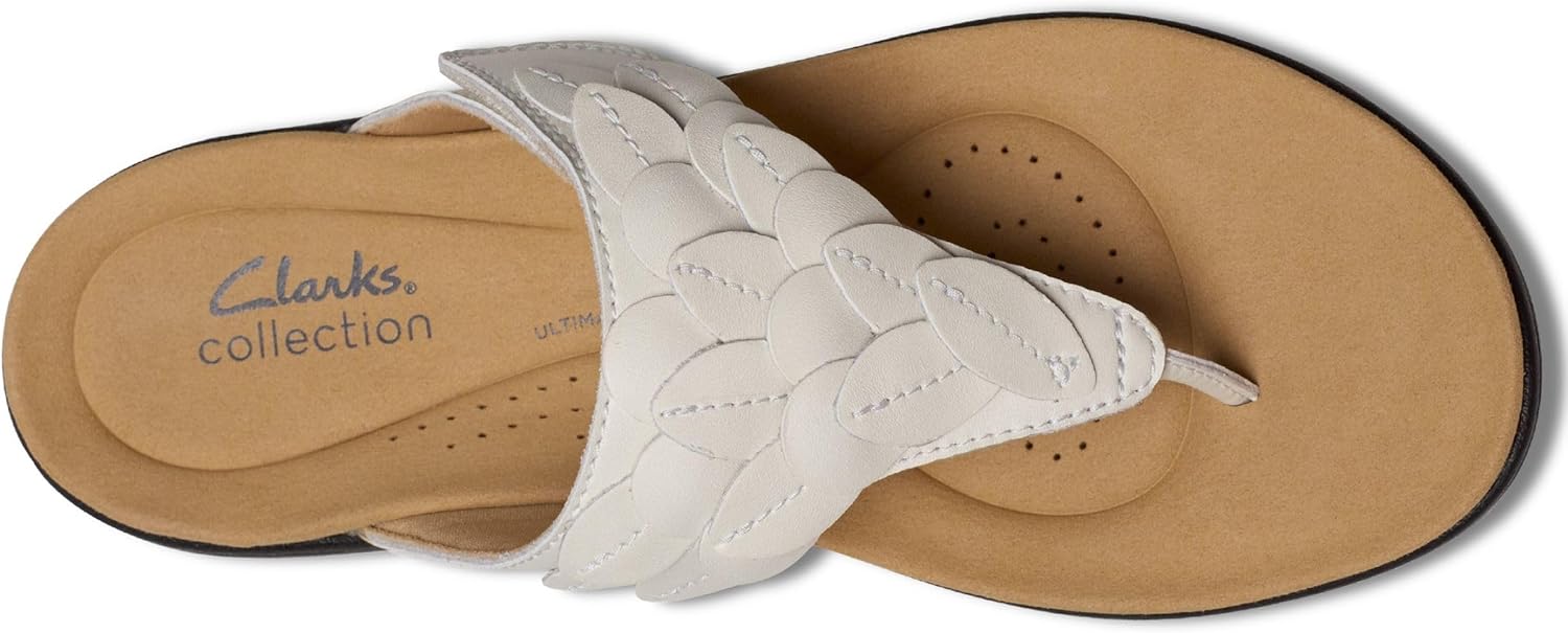 Clarks Women's Laurieann Palm Flip-Flop - Image 6