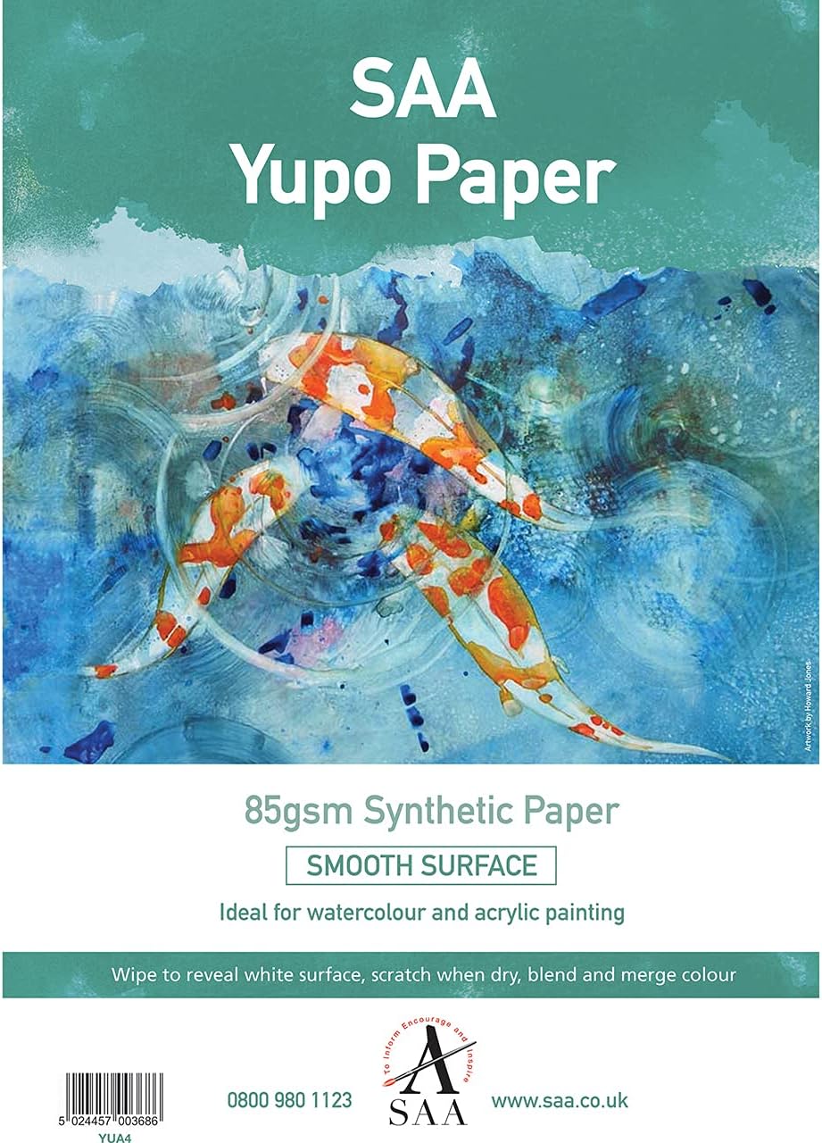 Yupo Painting Paper 25 loose sheets A4 85gsm 296 x 210mm