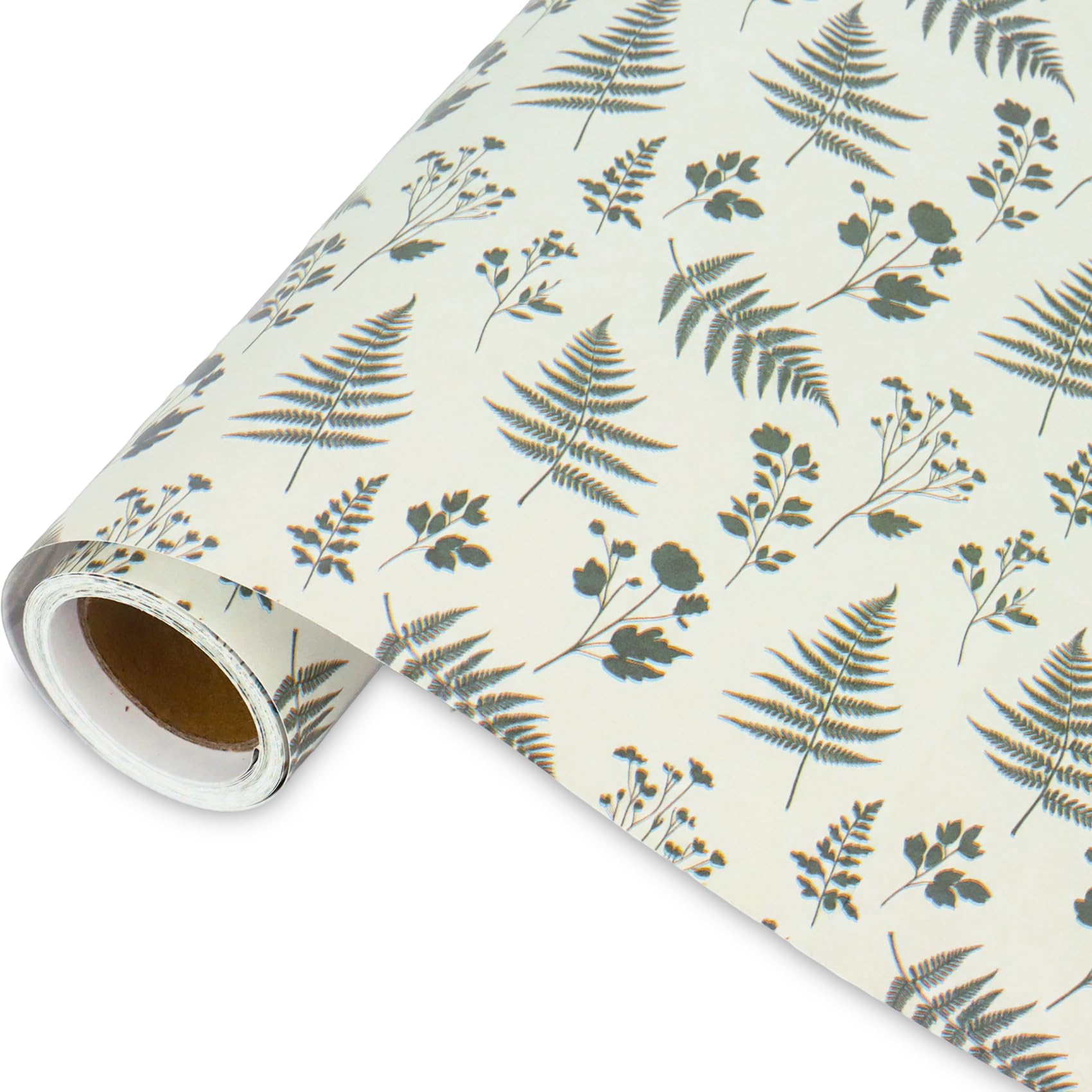 Nideen Sage Green Wrapping Paper 43cm ร 5 m, Wedding Wrapping Paper Roll Birthday Wrapping Paper Female