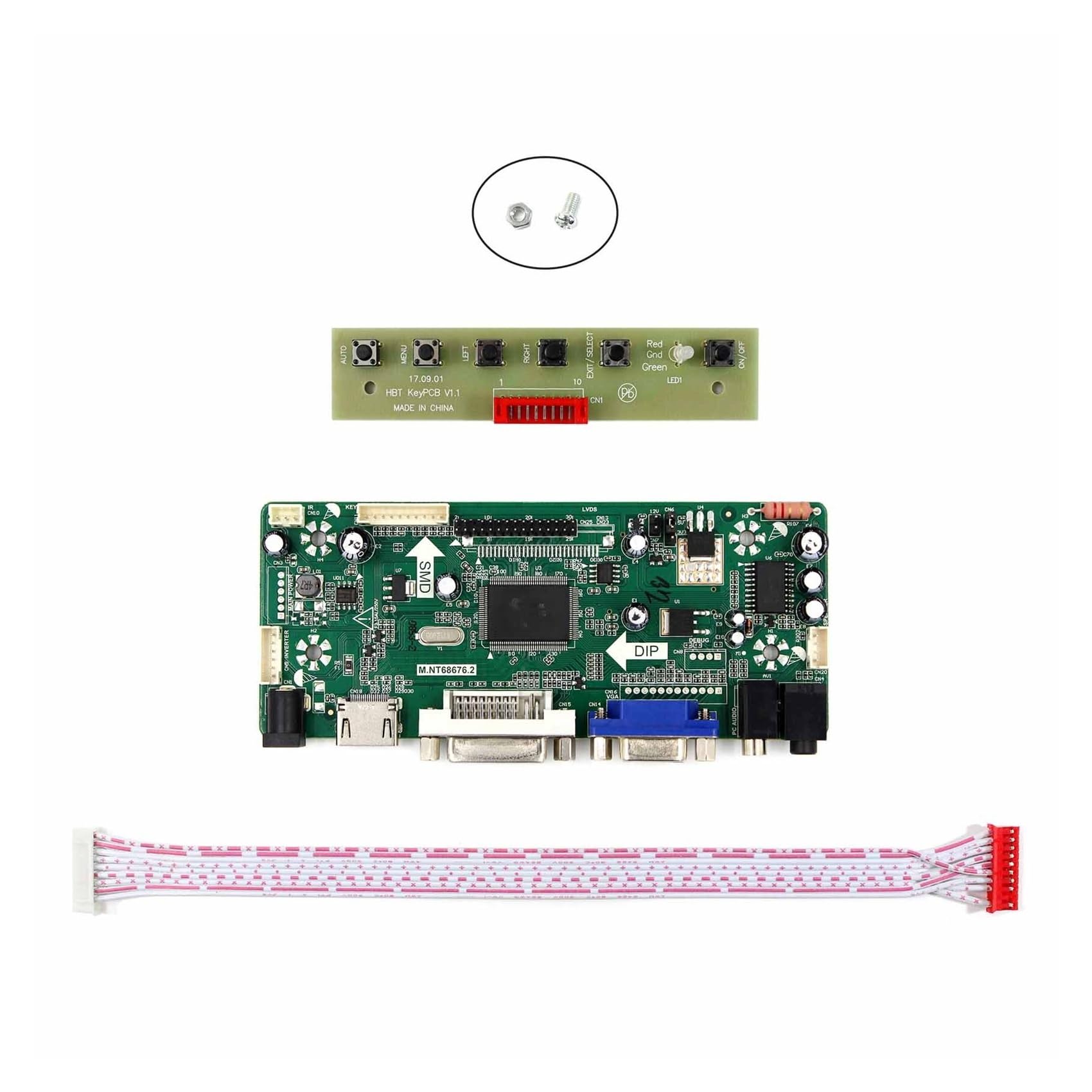 Kit Scheda Controller LCD Per Monitor Arcade1Up – M170ETN01.1, WYD170SKD-01