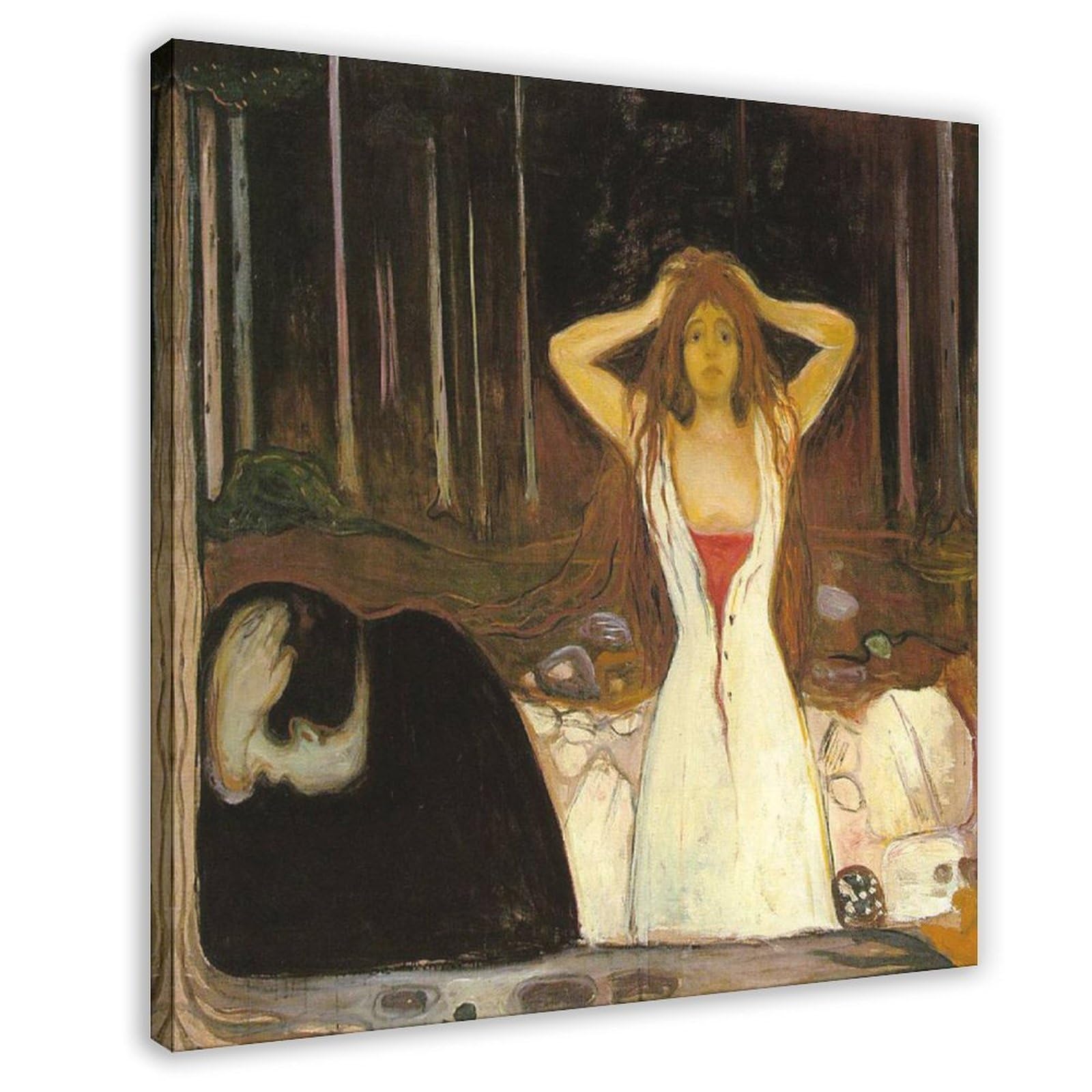 WCYB Ashes by Edvard Munch Posters Prints Canvas Deco Paintings Wall Art Frame 20" L X 20" W