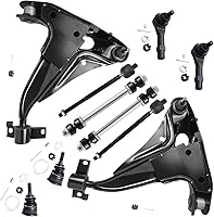 Vista 376 de Detroit Axle - Kit de suspensión delantera de 10 piezas para Chrysler 200 2007-2010 Sebring 2008-2014 Dodge Avenger 2008-2014, 2 brazos de control