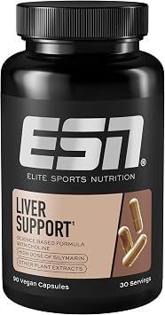 ESN Liver Support, 90 Capsules, with Milk Thistle, Choline & coenzyme Q10 | Made in Germany