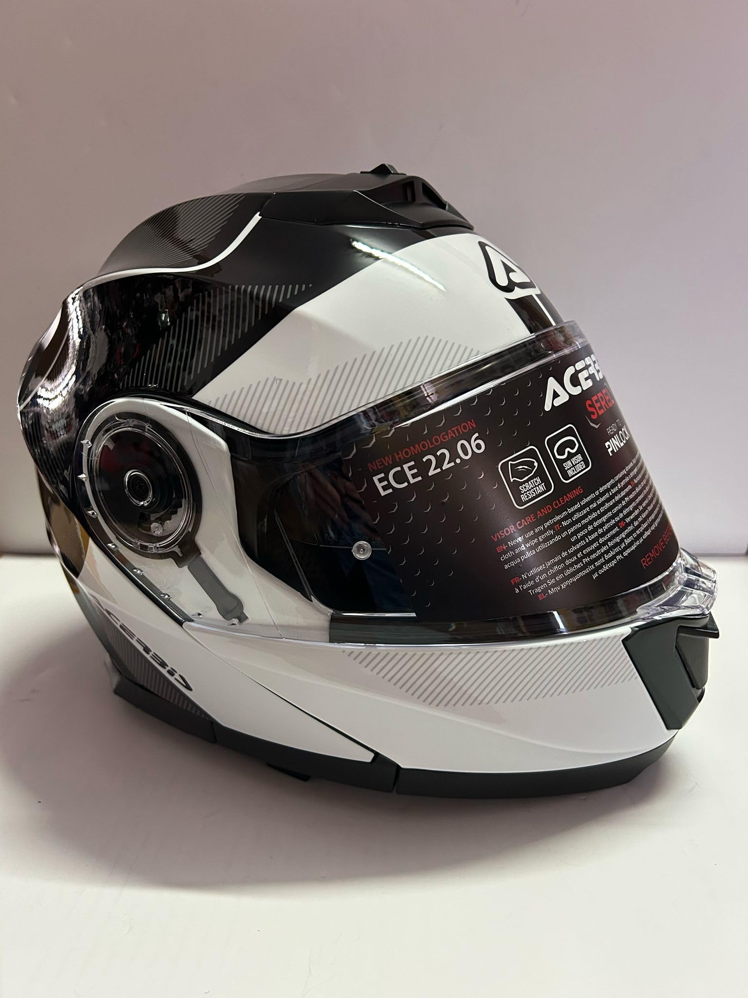 Acerbis CASCO SEREL 2206 NERO/BIANCO XS