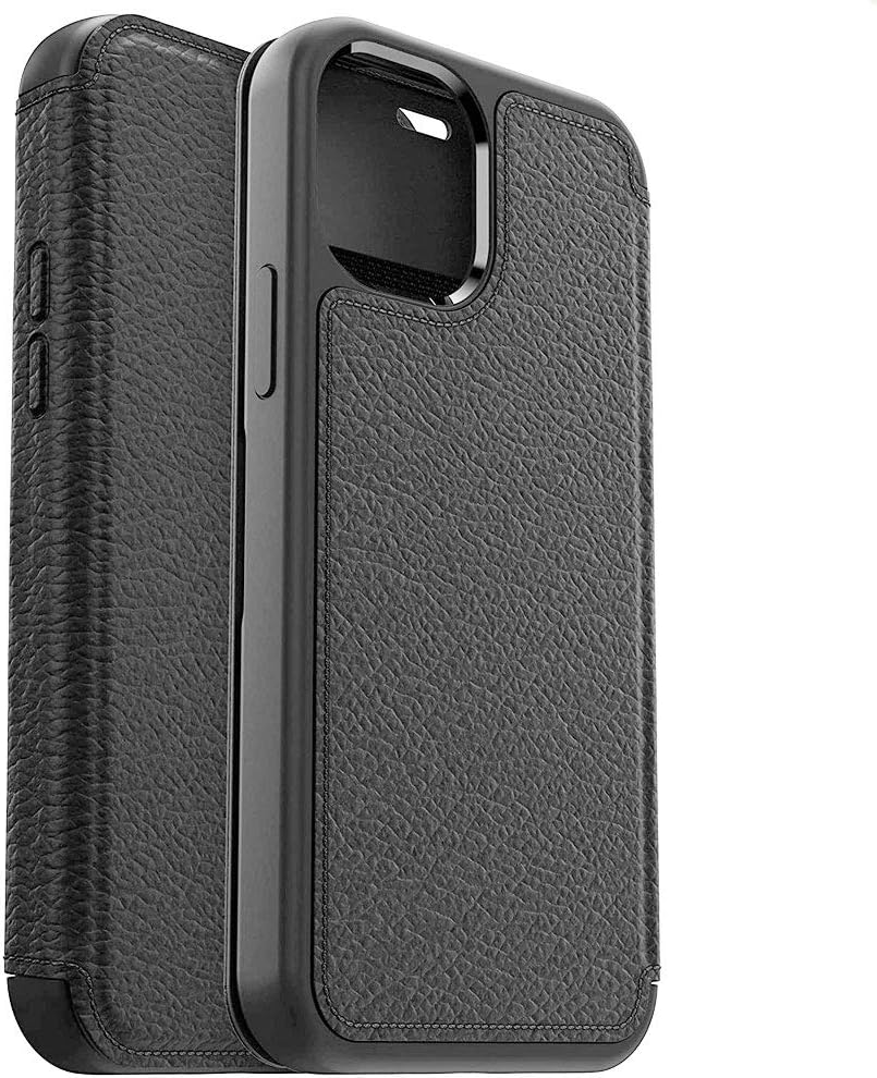 🔥 Flаѕh Sаlе OtterBox for Apple iPhone 12 Pro Max, Premium Leather Protective Folio Case, Strada Series, Black