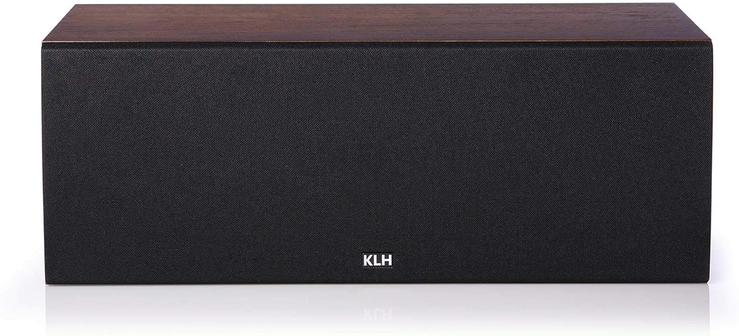KLH Story Center Channel Speaker with dimensions labeled