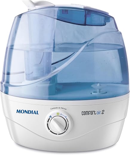MONDIAL Umidificador de Ar Ultrassônico Comfort Air 2, Branco/Azul, 30W,...
