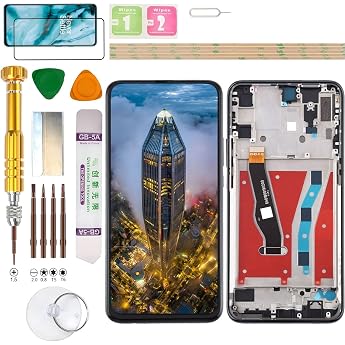 Gadget Troops LCD-Display-Montage f&uuml;r Huawei P Smart PRO STK-L21 Bildschirm-Ersatz-Kit (Schwarz)