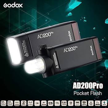 Godox AD200① Amazon.com : GODOX AD200 Pro AD200Pro 200Ws 2.4G Strobe