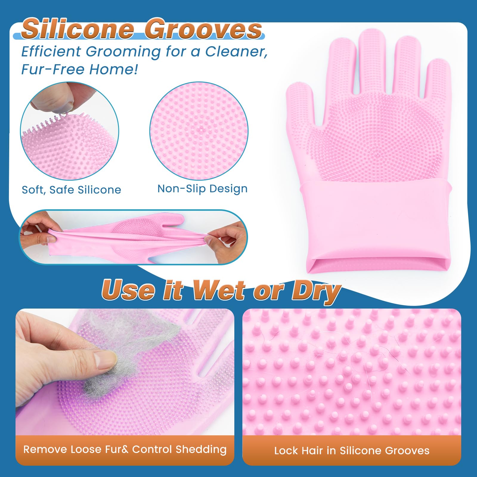 Pet Grooming Kit - 7 PCS for Dogs & Cats -4 Pet Grooming Kit - 7 PCS for Dogs & Cats -4
