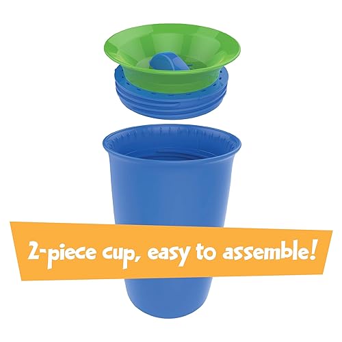 Miniatura 7 de Playtex Sipsters Stage 2 - Taza de Peppa Pig de 360 grados a prueba de derrames, a prueba de fugas, a prueba de roturas, sin boquilla para niñas, 10