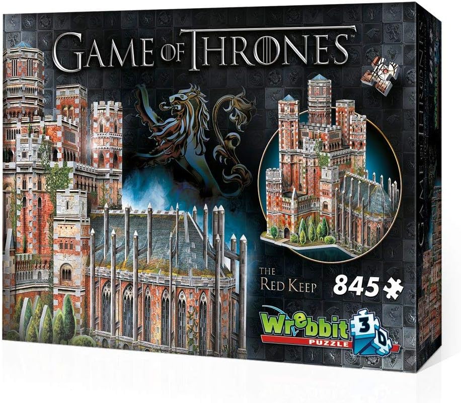 WREBBIT 3D - Game of Thrones The Red Keep 3D Jigsaw Puzzle (845 Piece) GOTRK