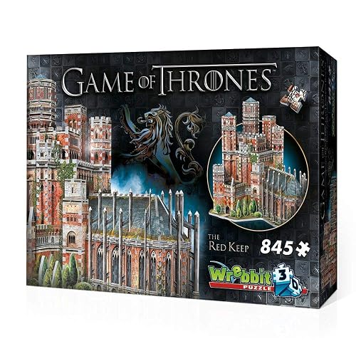 Wrebbit3D, Game of Thrones: Red Keep (845pc), 3D Puzzle, Ages 14+