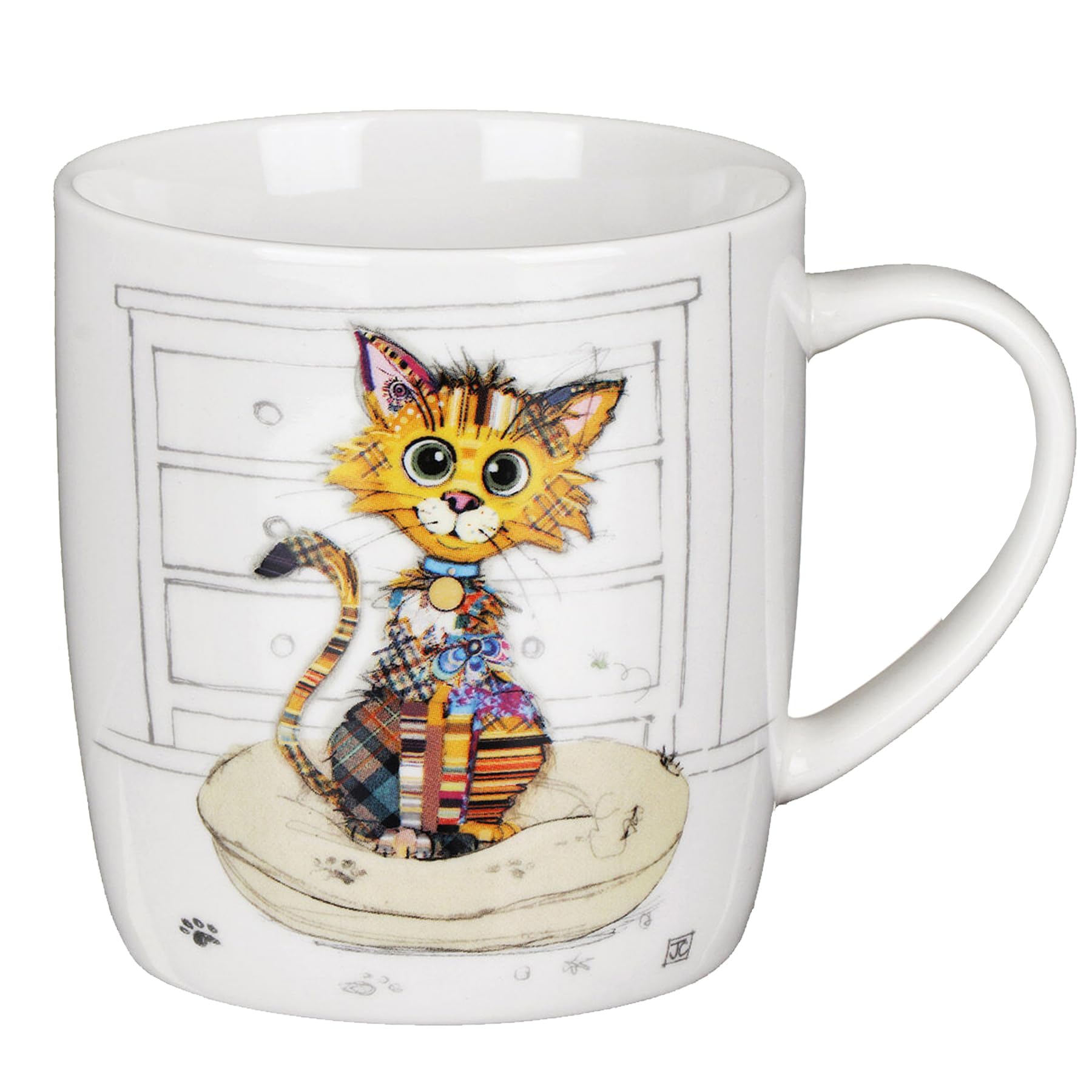 Widdle Gifts Bug Art Mug Tableware, Kimba Kitten 1712 - Image 2