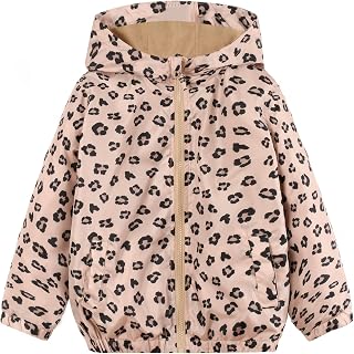 Girls Boys Rain Jackets Waterproof Raincoat for Kids Lightweight Coats Hooded Windbreakers