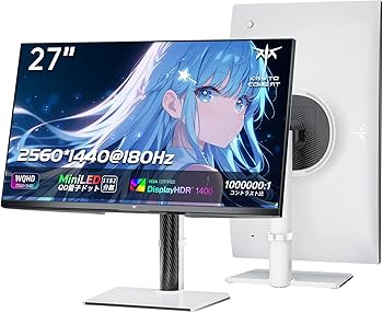 Amazon.co.jp: KTC 27インチ Mini LED QD 量子ドット ゲーミング
