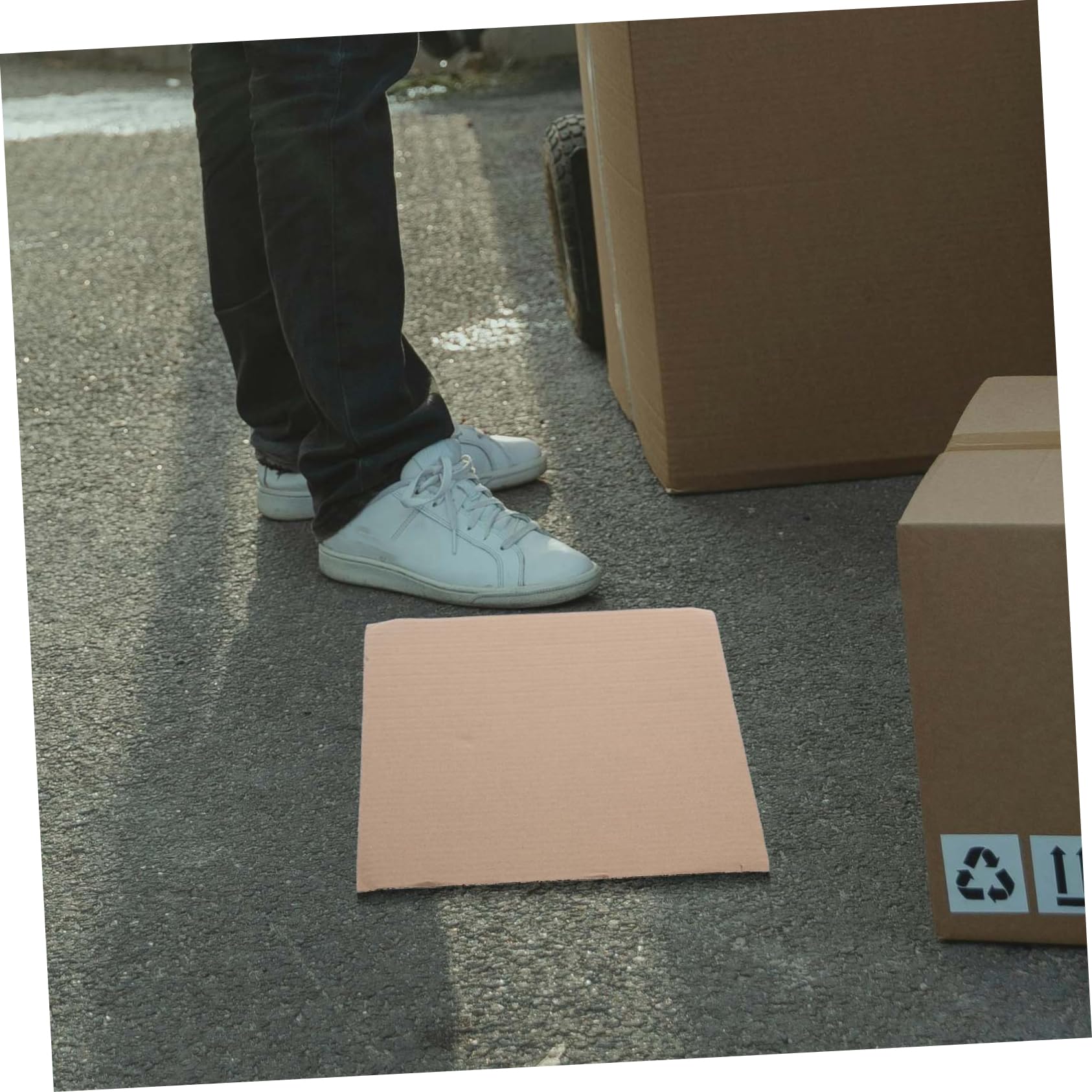 Cabilock 50piezas Partición de Cartón Corrugado Kraft Láminas para Separador de Cajas Protector de Bordes para Embalaje Relleno para Manualidades y Materiales de Embalaje para Pequeñas