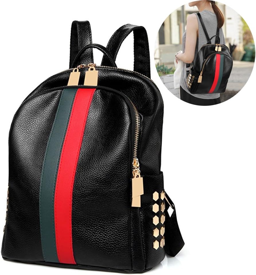 Fashion Girl Small Backpack Bag Leather Handbag Travel Daypack Purse for Women Ladies Teens School