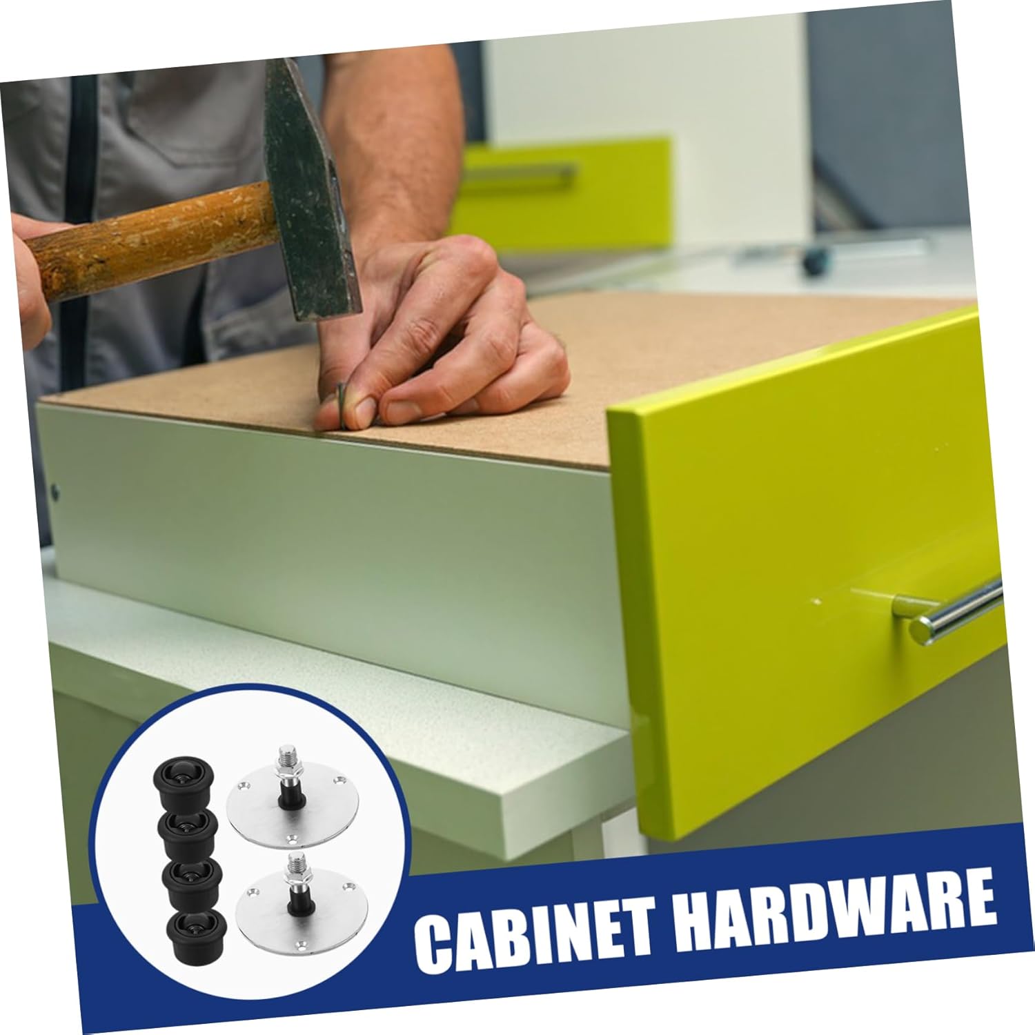 BESTOYARD 2 Sets Rotating Rack Accessories Swivel Shelf Support Hardware for Cabinets Easy Installation Pivot Fittings for Shoe Storage Upgrade