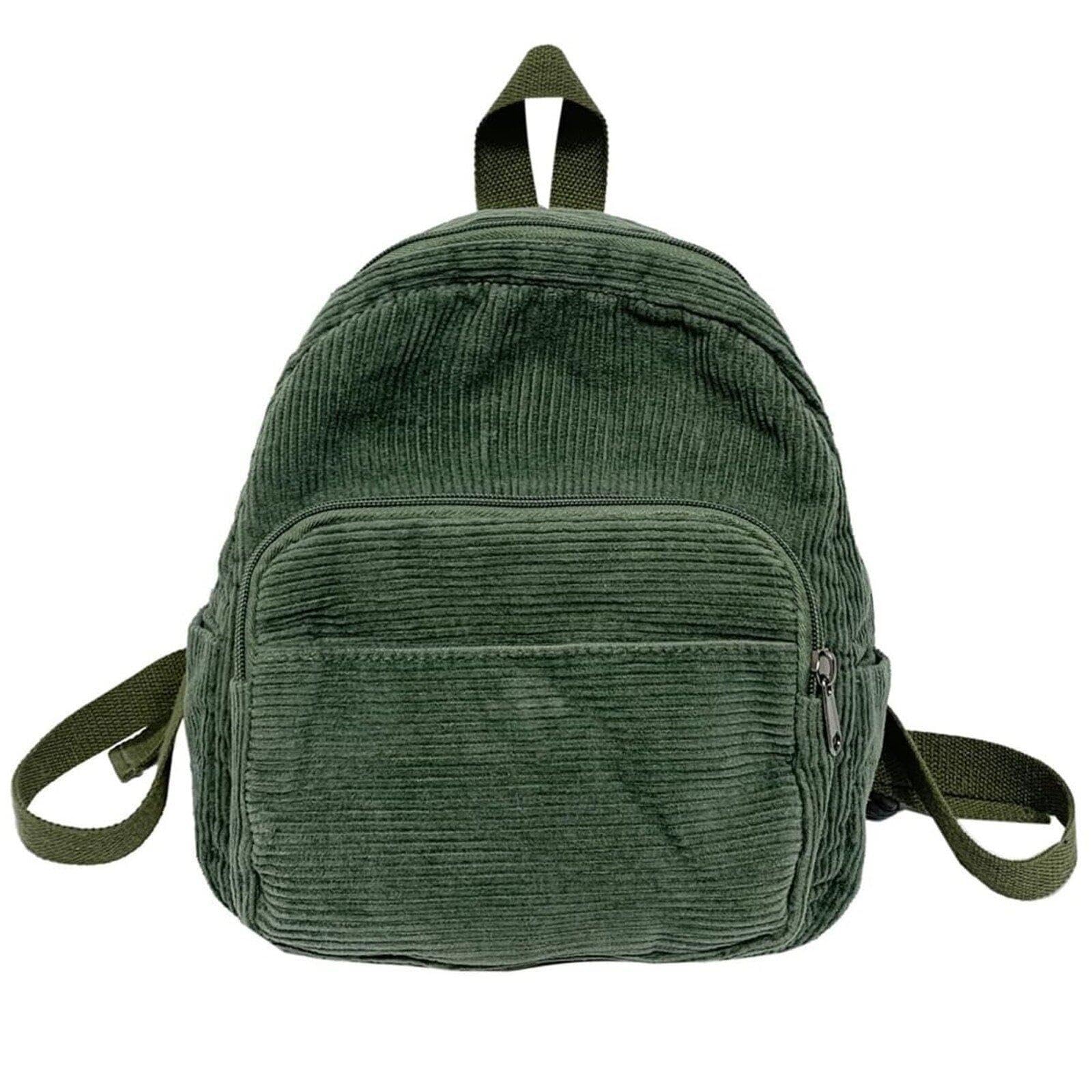 Sac d'école en velours rétro pour en finir avec les sacs lourds et tristes
