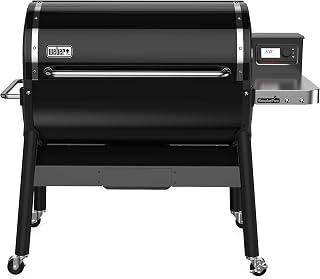 Weber SmokeFire EX6 (2nd Gen) Wood Fired Pellet Grill, Black (23510201)