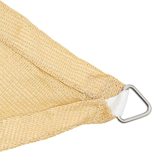 Miniatura 3 de Triangle Sun Shade Sail, Sand UV Block Sunshade, Sun Protection Sunshades, Sun Shade Sails Canopy for Backyard Yard Deck Patio Garden Outdoor