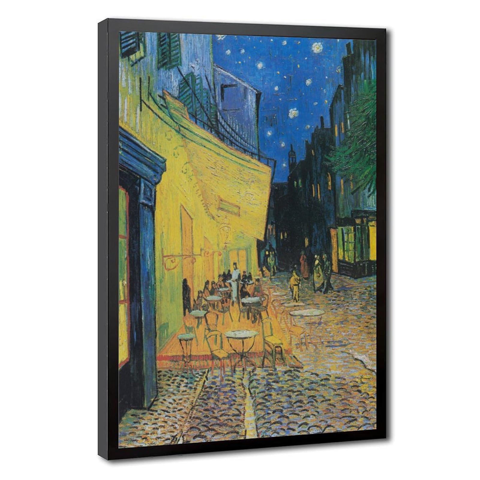 WCYB Vincent Van Gogh - Café Terrace at Night 1888 - Starry Night Cafe - Fine Art Giclee - Famous Painting Print Prints Posters Canvas Deco Paintings Wall