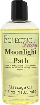 Moonlight Path Massage Oil, 4 oz, With Sweet Almond Oil and Jojoba Oil