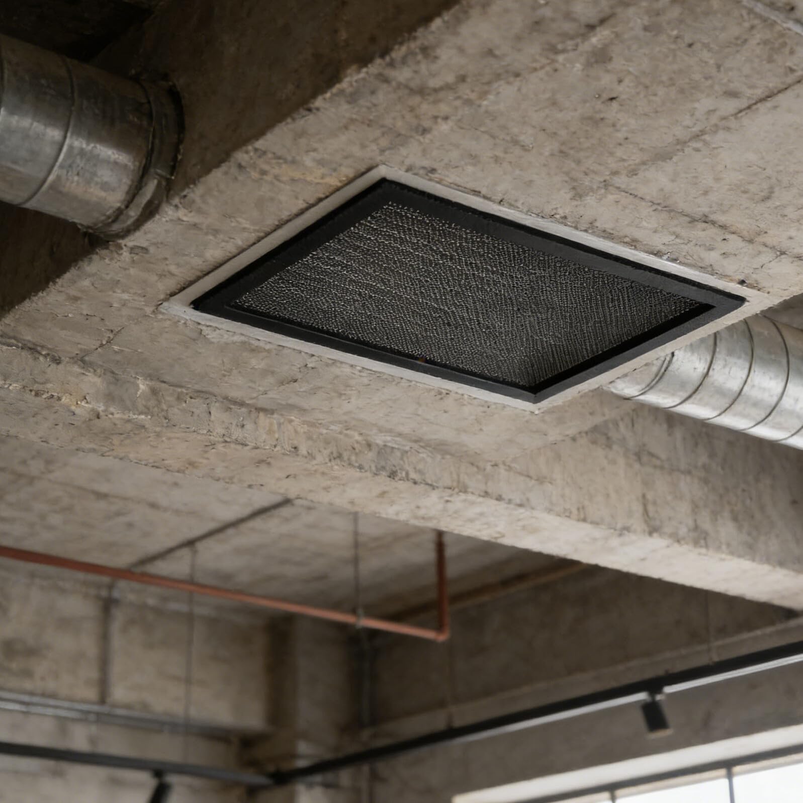 Coperture Magnetiche per Prese D’aria da Soffitto 14x28 Cm, Set 8 Pezzi Filtro Antipolvere in Rete Pvc per Ventilazione Casa, Installazione Fai da Te senza Attrezzi,