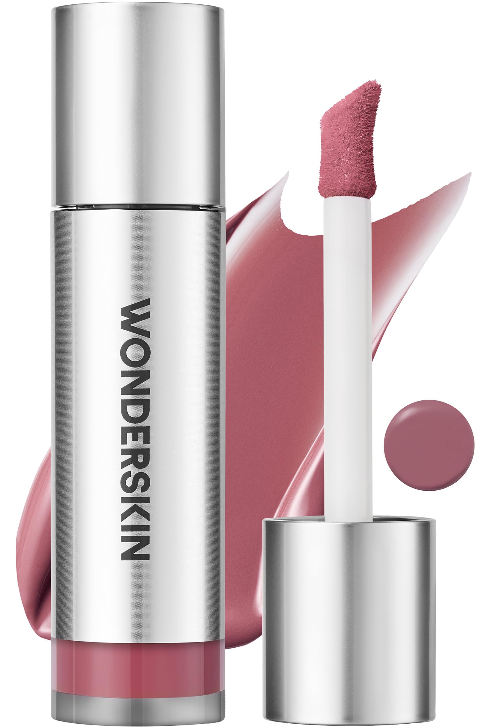 Wonderskin Liquid Blush Stain - Wonder Blading Colorete Líquido de Larga Duración, Colorete en Crema Resistente a la Transferencia 12H, Acabado Natural Luminoso Modulable (Barely)