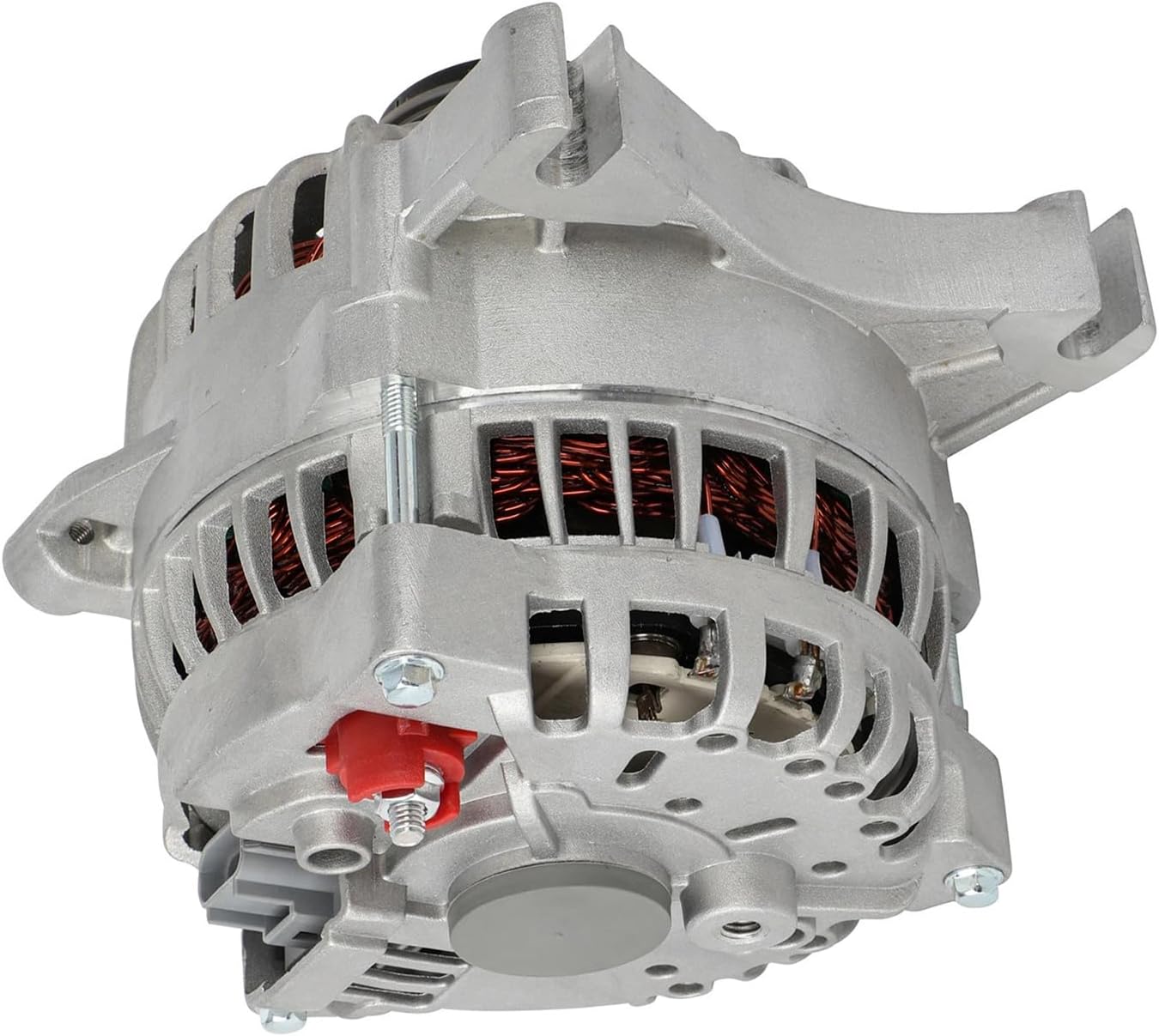 Detroit Axle - 4.6L Alternator for 2005 2006 2007 2008 Ford Mustang [135 A/12 V, Clockwise Rotation] Alternator with 6-Groove Clutch Pulley Replacement