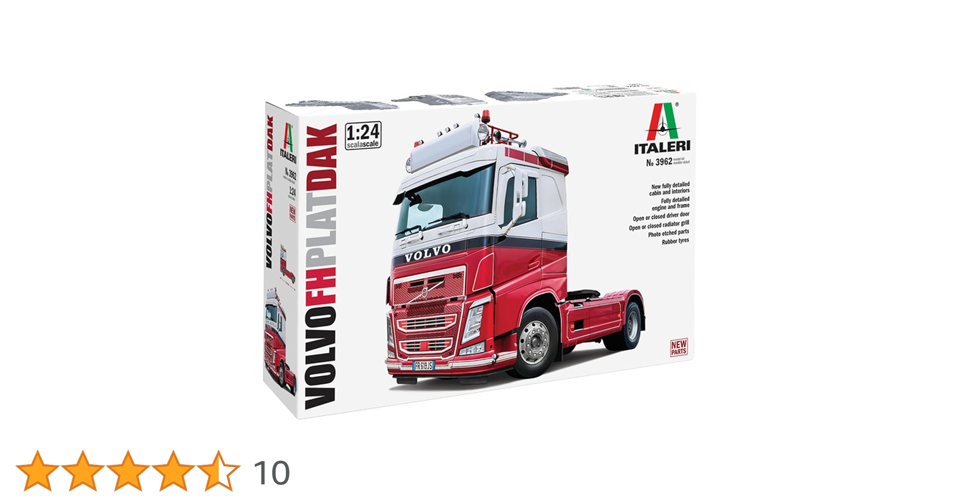 Revell Volvo FH-16 プラモデル 1:24 ↔25,6cm 2021 VOLVO FH GLOBETROTTER XL TRUCK BLACK 1:24 by SOLIDO