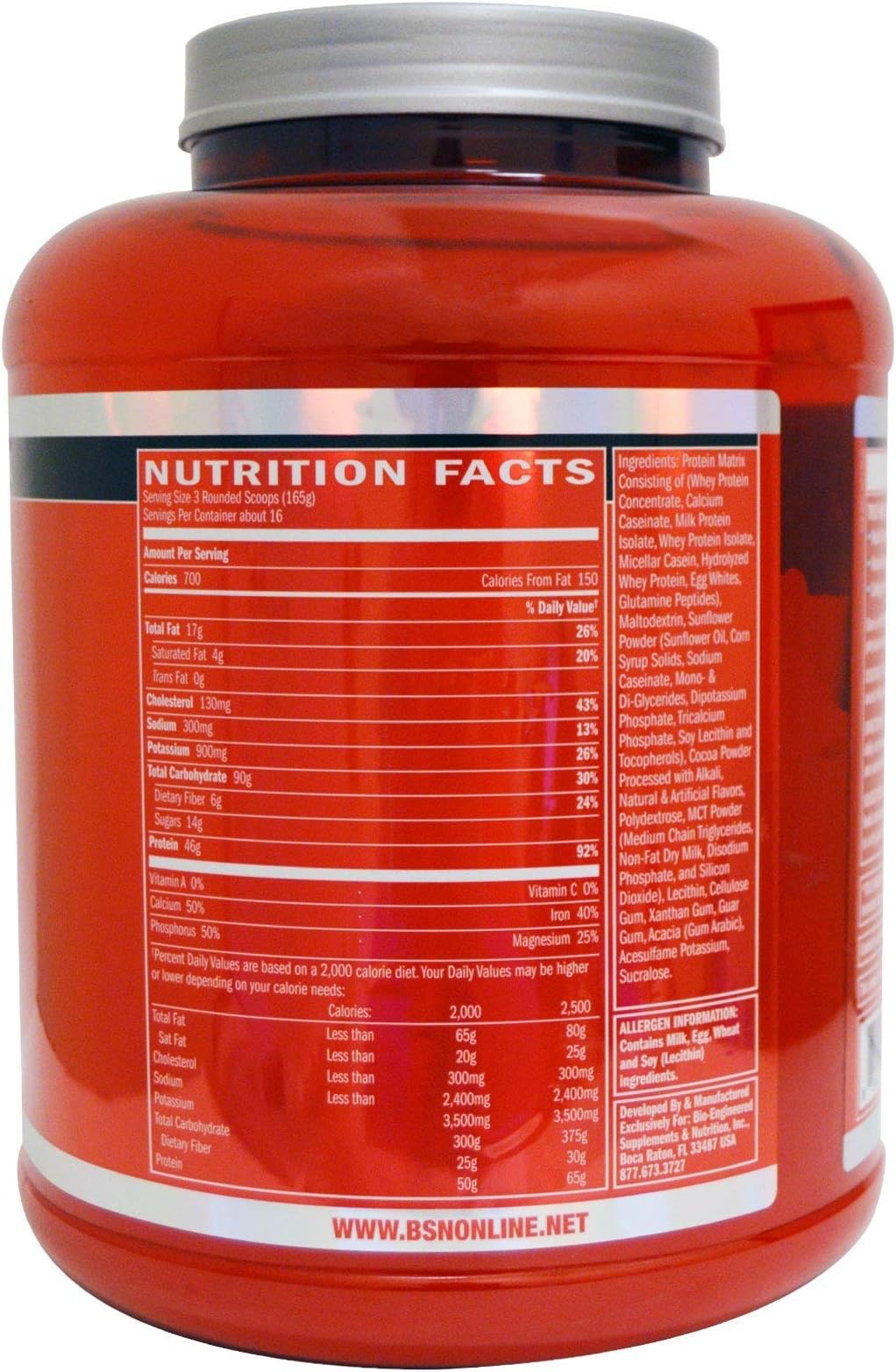 BSN True-Mass Chocolate Milk Shake - 5.75 lbs (2610 g)