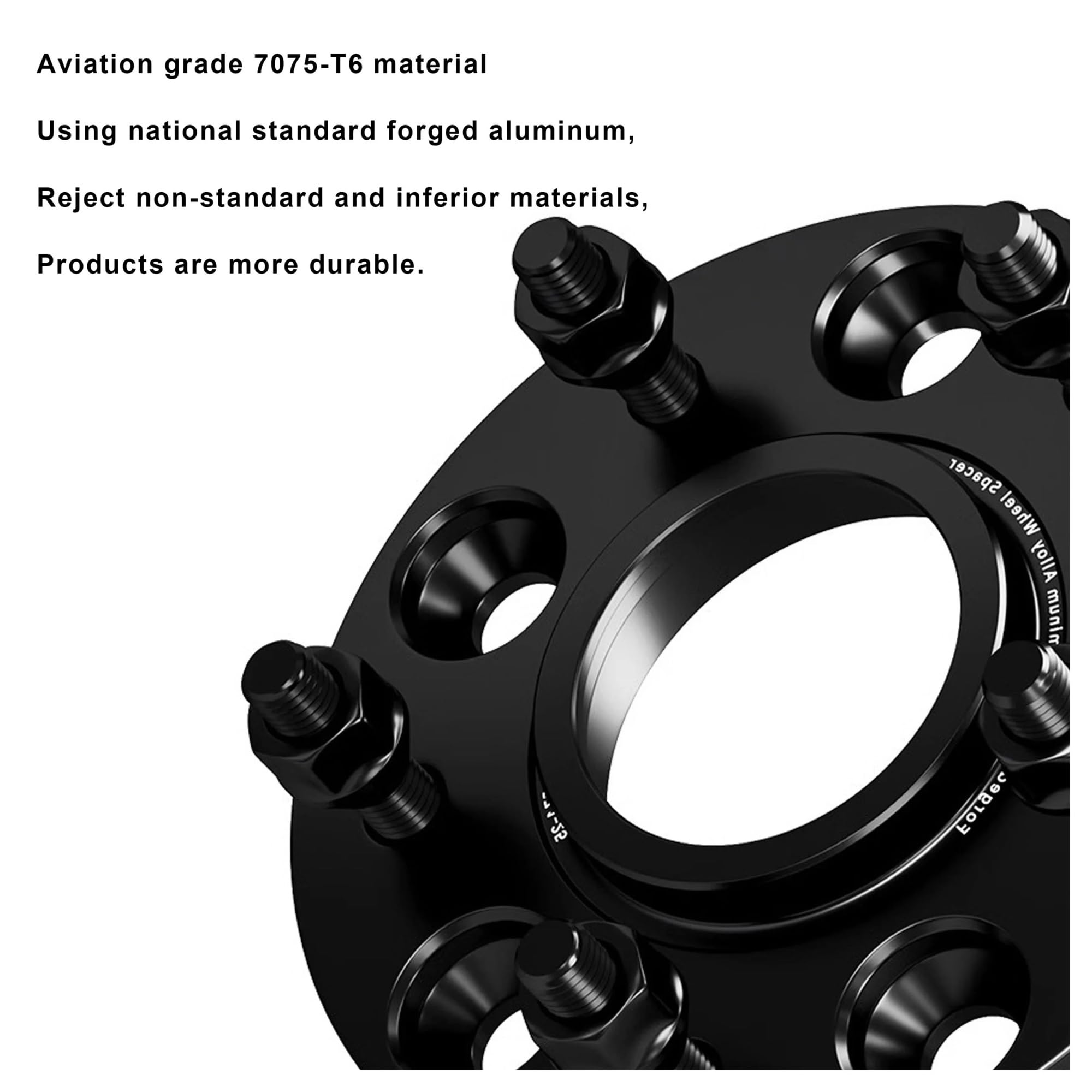 Auto Distanziali Ruota Per Jaecoo Per J8 Piastra Flangiata T6-7075 Distanziali Ruota Mozzo In Lega Di Alluminio Adattatore Allargato 2/4 Pezzi 5x108 65.1 M12 X 1.5 Distanziatori Ruote(2pcs 15mm-AD)