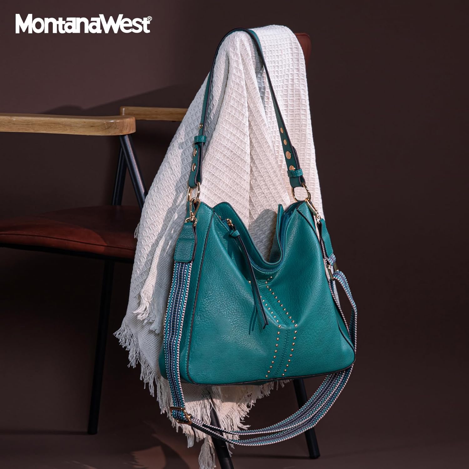 Montana West Medium Hobo Bags for Women Top Handle Satchel Shoulder Purse Bucket Handbag - Image 2