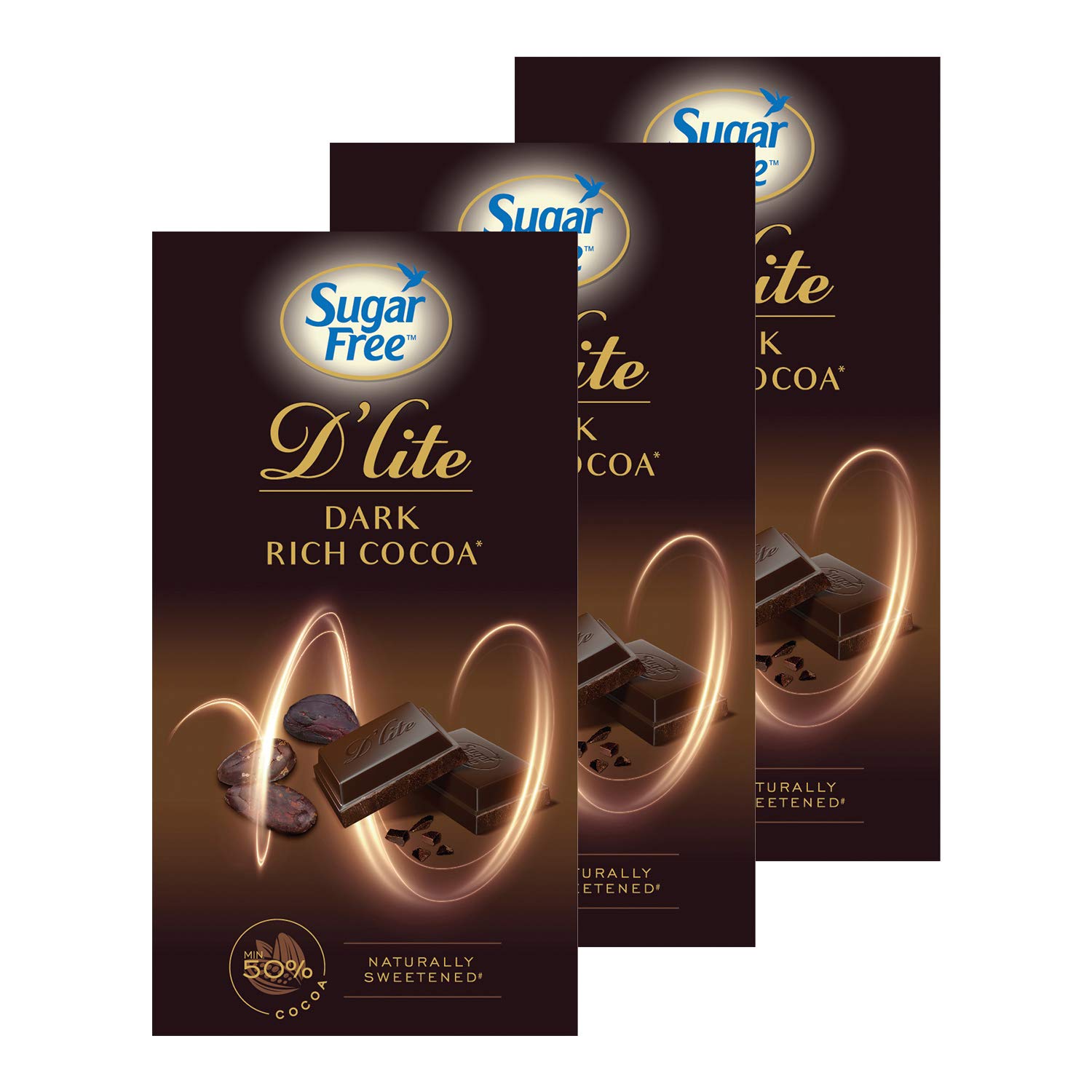 Sugar Free Dlite Rich Cocoa Dark Chocolate Bar, 40g (Pack of 3) (B08LKTKBH3) Amazon Price History, Amazon Price Tracker
