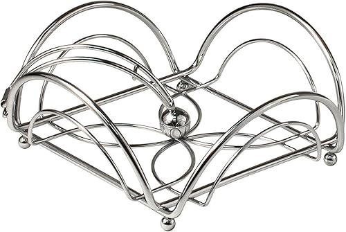 Spectrum Diversified Servilletero en forma de flor, cromado