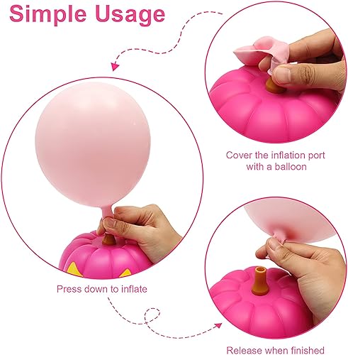 Miniatura 2 de Kit de bomba de globos, herramientas eléctricas para atar globos, soplador de aire, inflador portátil para Navidad, cumpleaños, festival, decoración