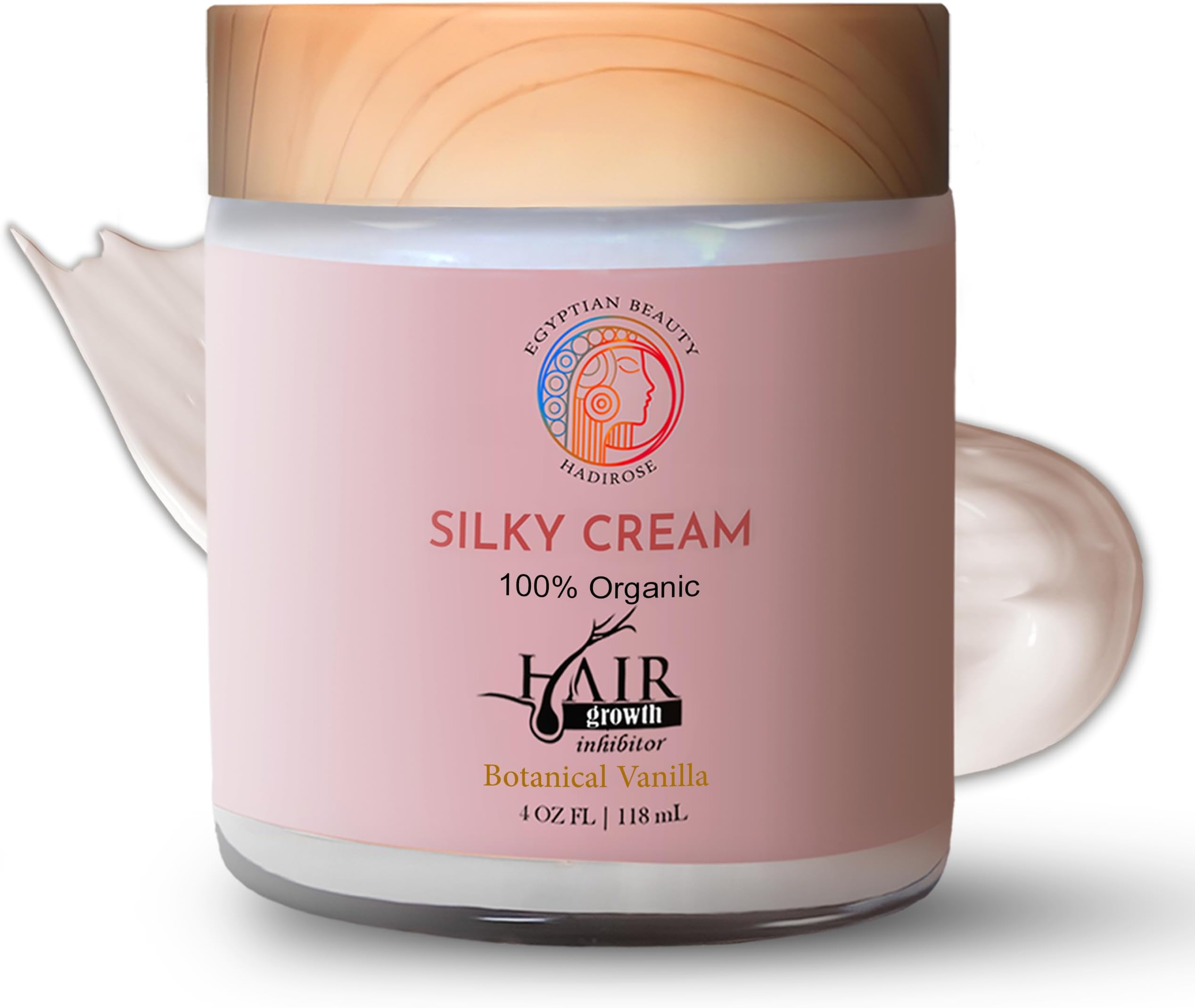 Silky Cream by Hadirose | Pure Red Saad Oil (Egyptian Cyperus Rotundus) | Org...