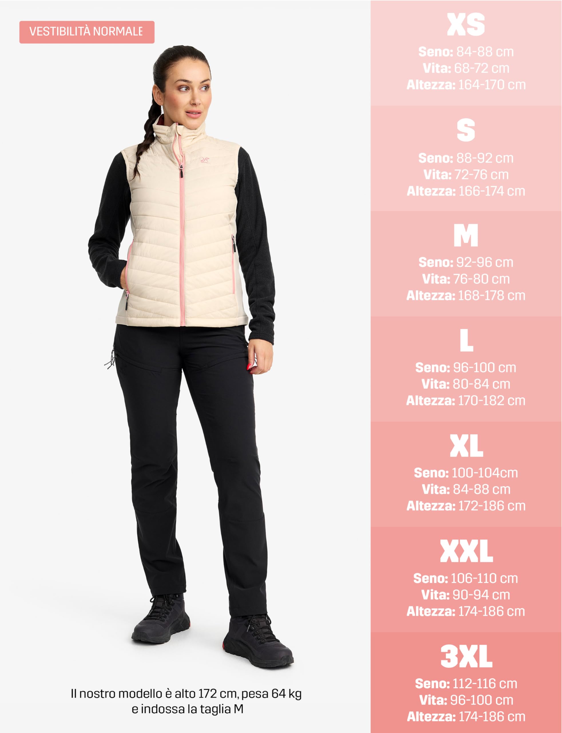 RevolutionRace Radical Insulate Vest da Donna, Gilet Leggero e Isolante per l'uso Quotidiano e Tutte le Attività All'aperto