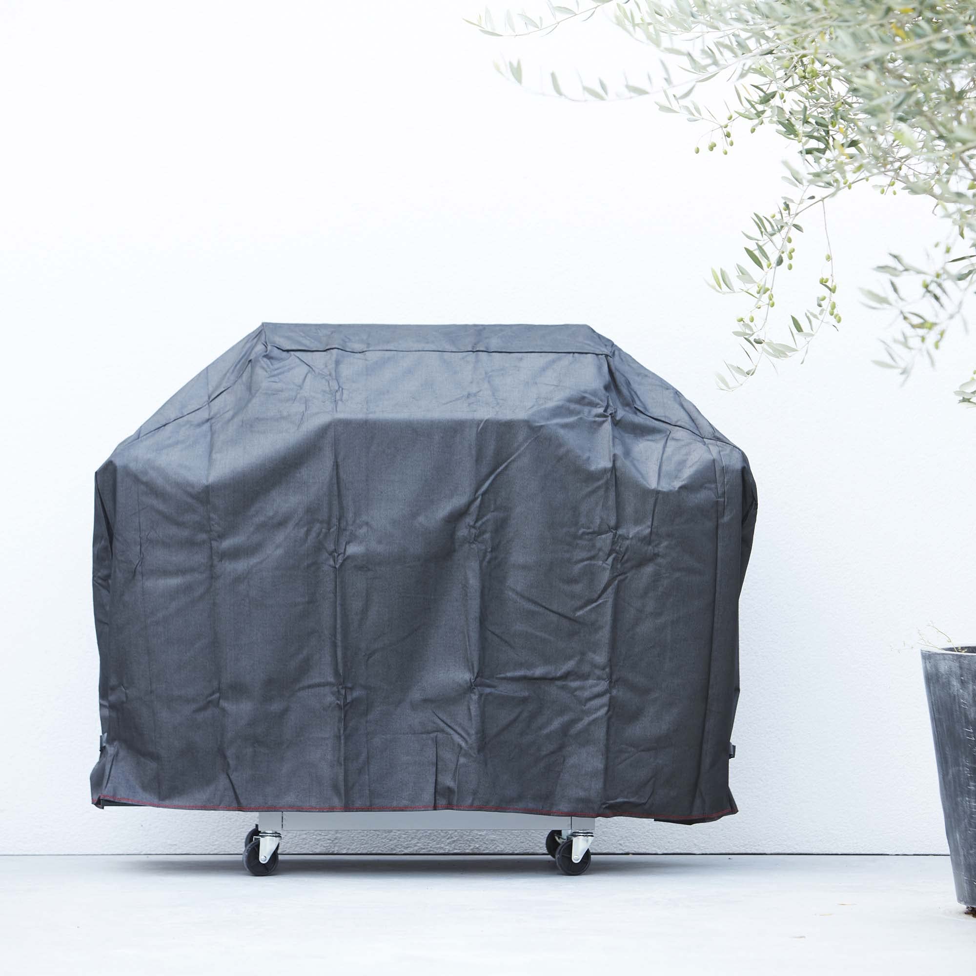 barbecook Copertura per Barbecue Impermeabile, per Tutti i Barbecue a Gas, Accessori per Barbecue, Piccolo, Nero, 90x55x80cm