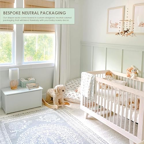 Miniatura 6 de Nuevos sacos de pañales desechables para bebé (220 bolsas en total) 7.5 x 15 pulgadas  Bolsas de pañales desechables fáciles de atar con aroma
