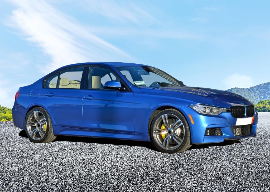 Side Skirts Compatible with 2012-2018 F30 3 Series, M-Tech Style Unpainted Black Exterior Side Bottom Line Extensions Splitter Lip by IKON MOTORSPORTS, 2013 2014 2015 2016 2017