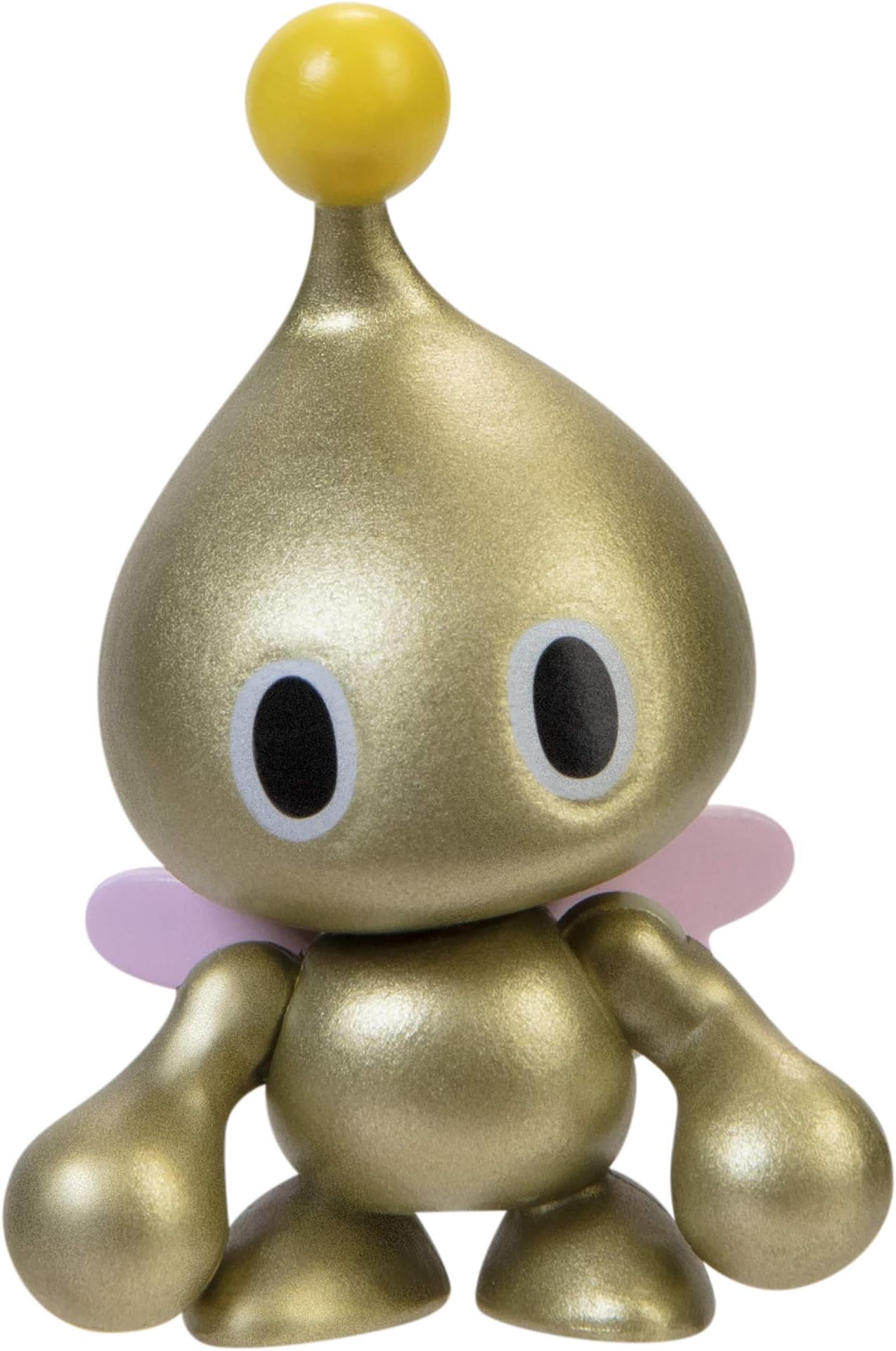Sonic The Hedgehog Gold Chao Figure, 2.5” / 6cm Articulated Gold Chao Action Figure, Authentic Collectible Toy With Pose Ability