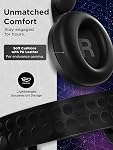 Lenovo Legion H500 PRO 7.1 Surround Sound Gaming Headset, Noise-Cancelling Mic, Memory Foam & PU Leather Earcups, Stainless Steel Headband, PC, PS4, Xbox One, Nintendo Switch, GXD0T69864, Black
