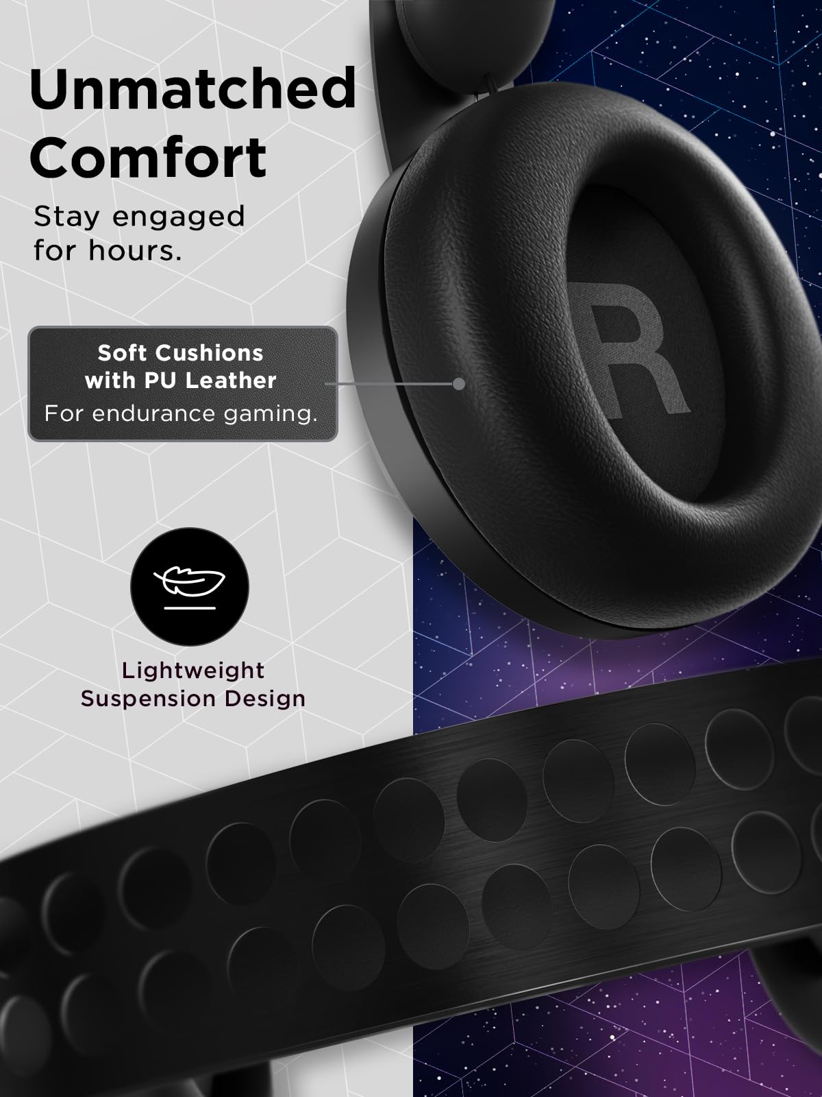 Lenovo Legion H500 Pro 7.1 Surround Sound Gaming Headset, czarny