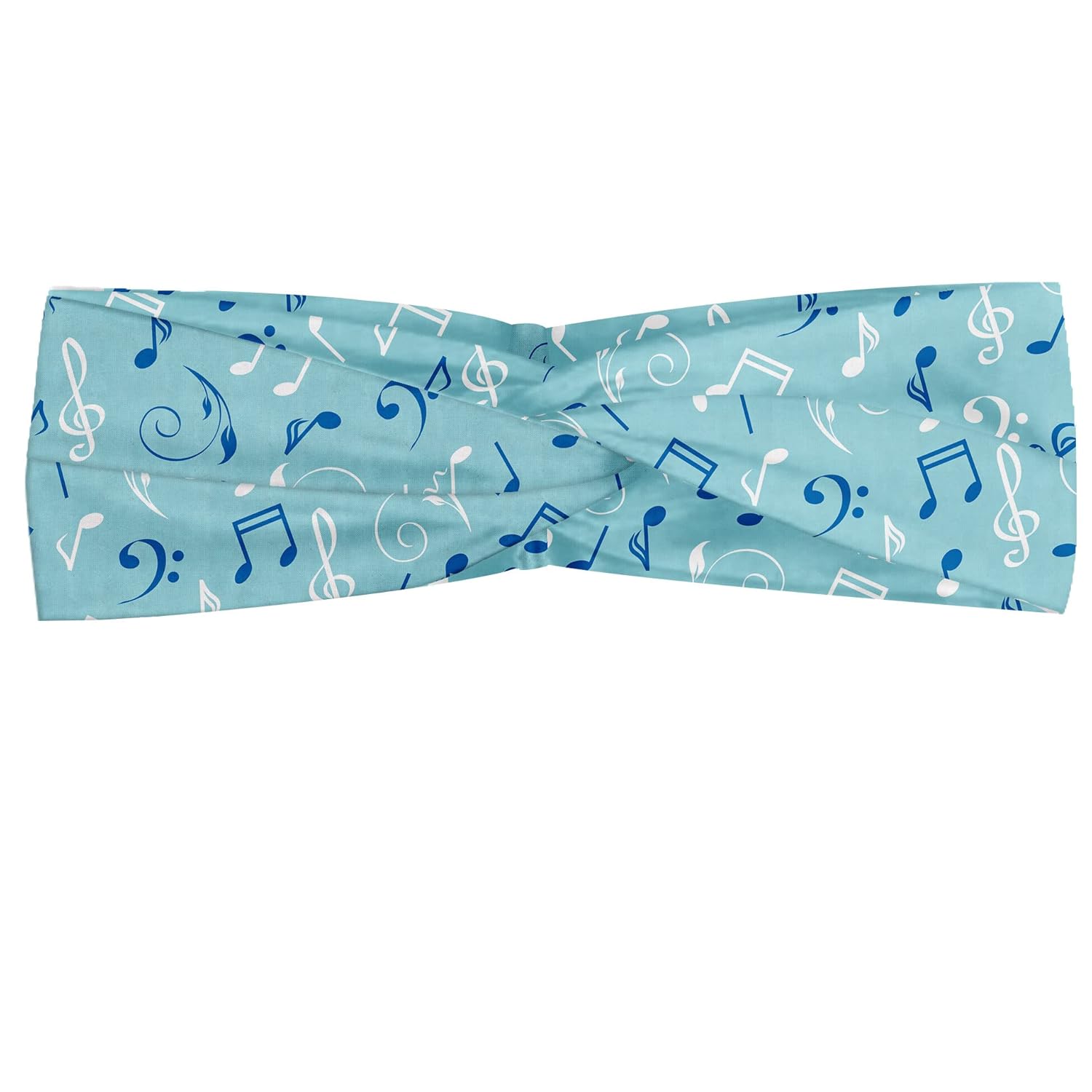 Buy Ambesonne Music Note Headband, Vintage Doodle Style Floating Around