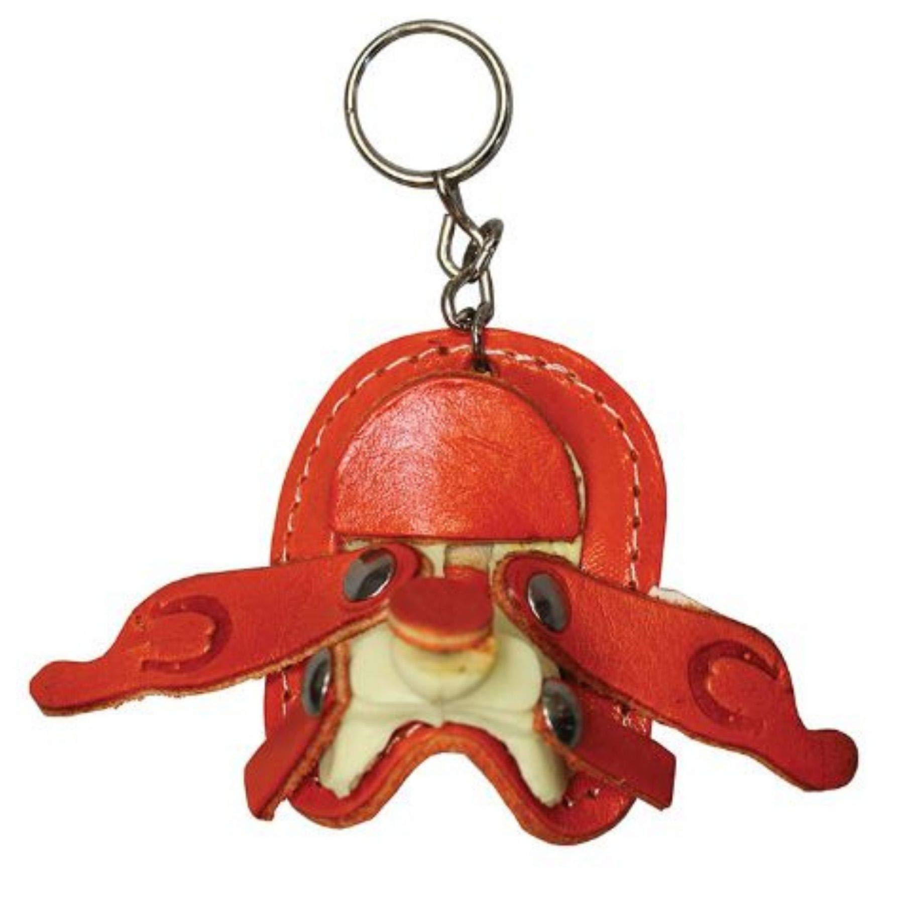 NeedzoWestern Party Favors, Genuine Leather Authentic Horse Saddle Keychain, Cowboy Gifts for Men, Wild West, 2.5 Inches