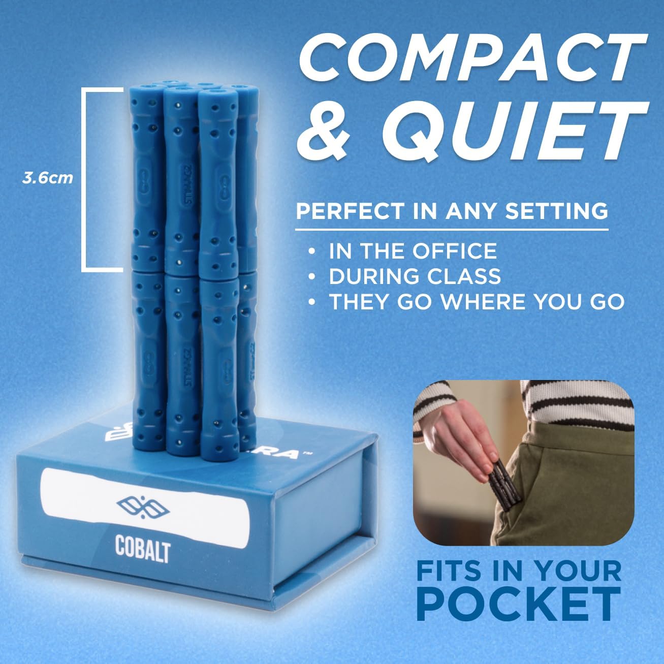 Stimara Stimagz Series II - Magnetic Fidget Tool for Focus, Clarity and Stress Relief - for Work, Study, Neurodivergence and Everyday Calm