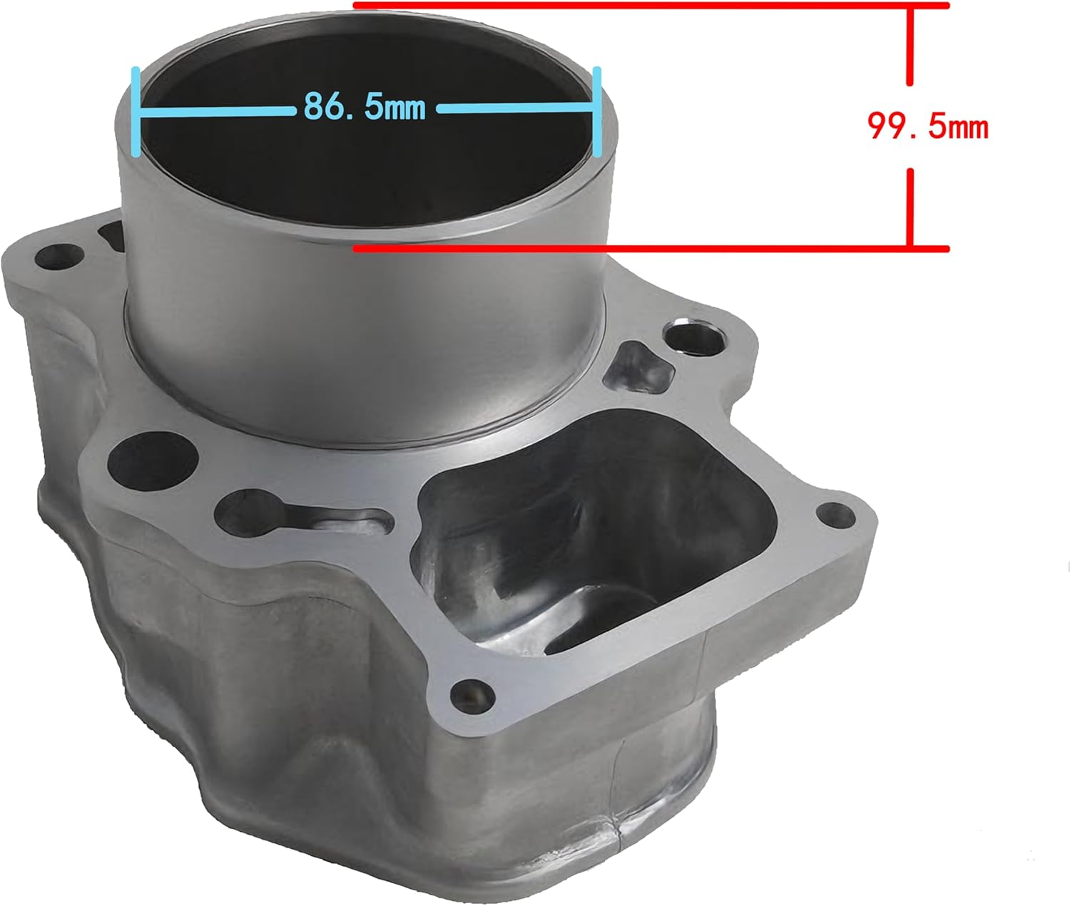 TUOLASI 86.5mm Cylinder Piston Ring Gasket Top End Rebuild Kit Compatible with Honda TRX420 Rancher 420 Rancher420 TRX 420 2007-2018, 12100-HP7-A00, 12191-HP5-601, 12251-HP7-A01